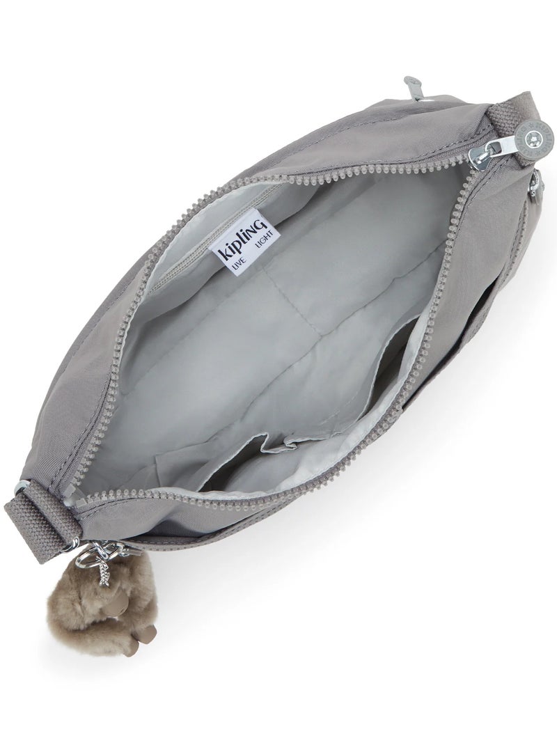 كيبلينغ إيزيلا حقيبة كروس بودي رمادية متوسطة - Image 3